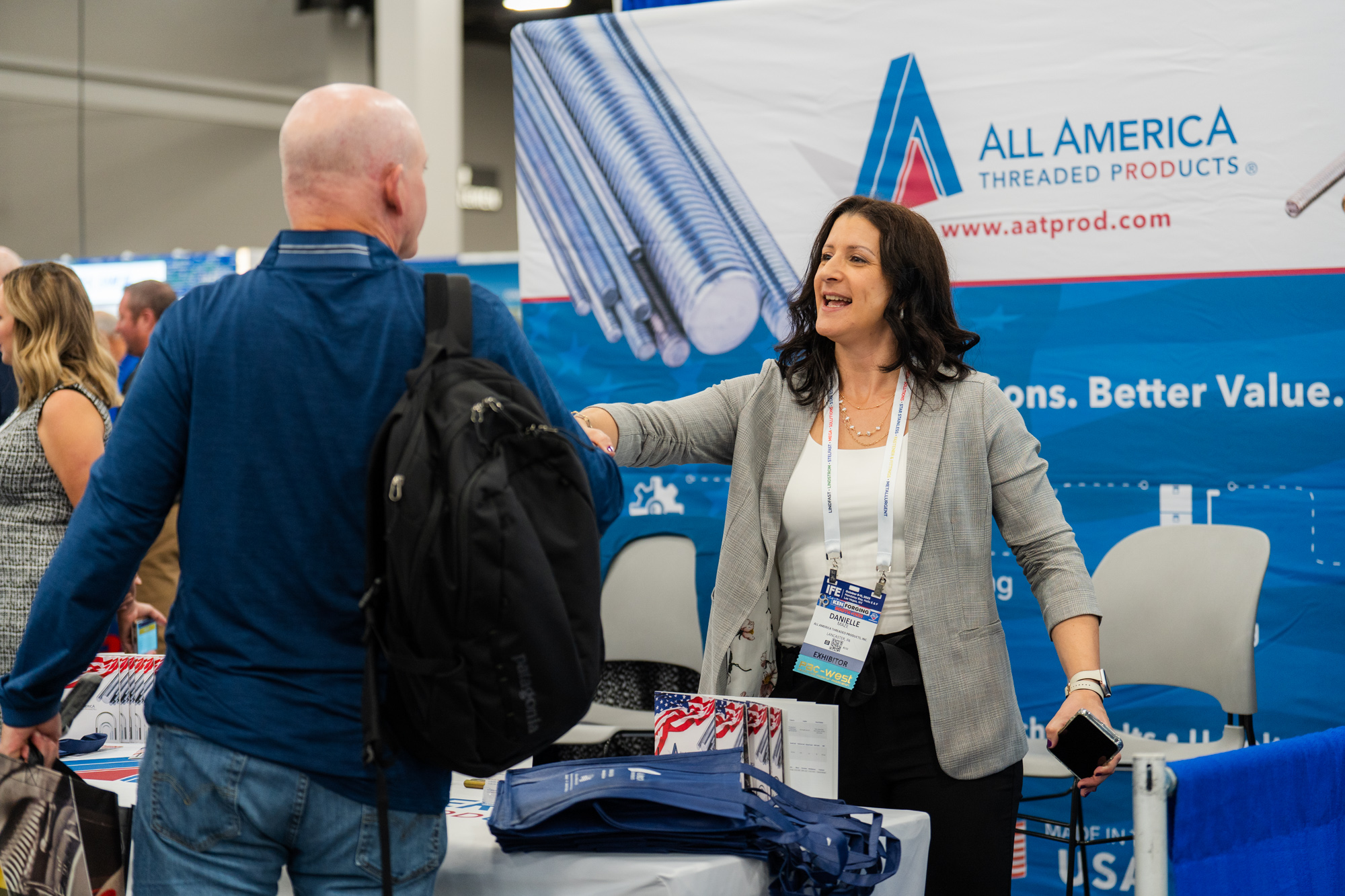 International Fastener Expo 2023 All America Threaded Products in Las Vegas